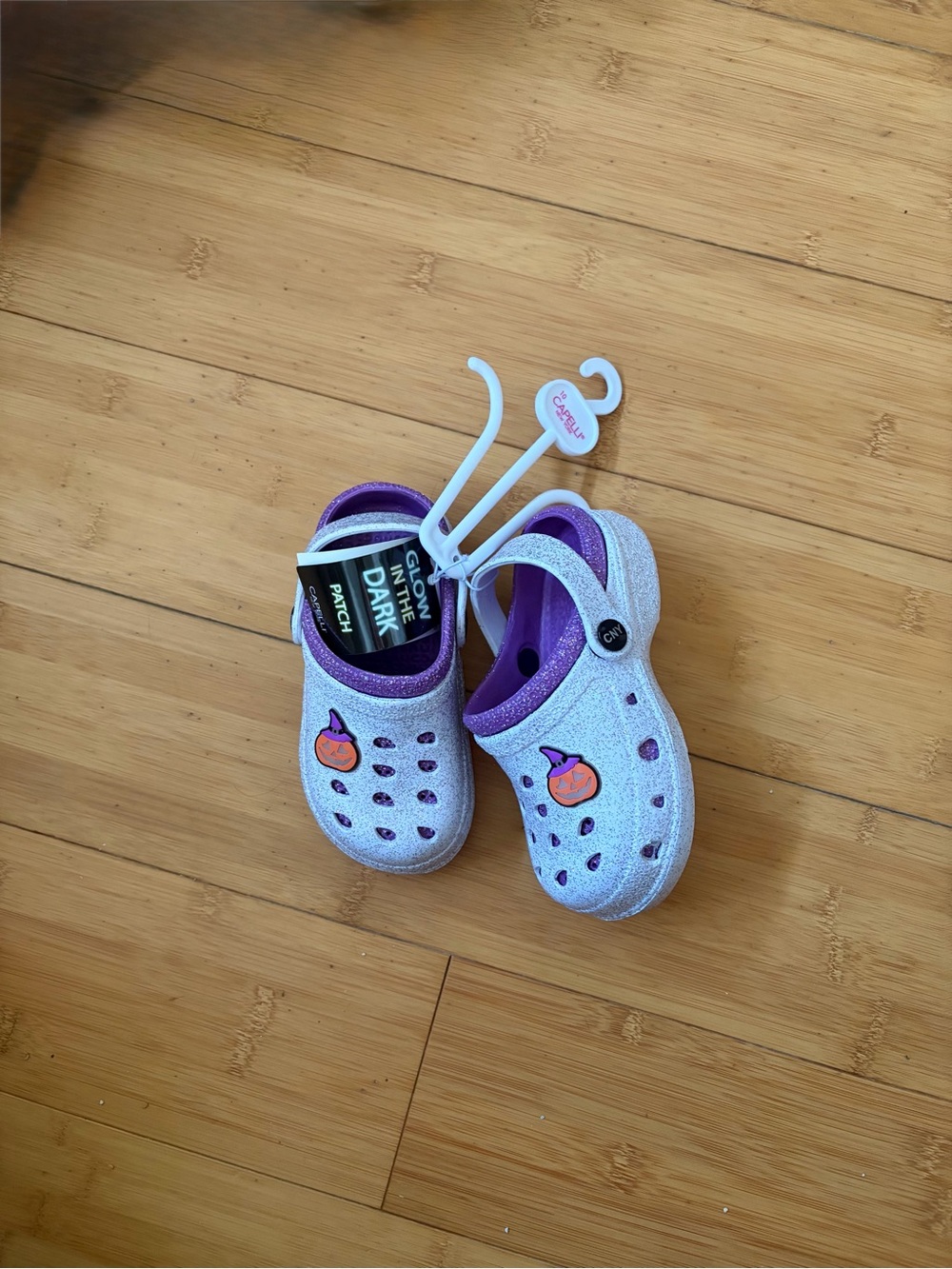 NWT Girl’s Size 10 Toddler Halloween Clogs Slip On Shoes